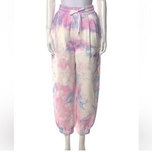 MIU MIU Tie-Dye High-Waisted Drawstring Track Pants